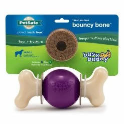 PetSafe Busy Buddy Bouncy Bone Dog Chew Toy, Medium/Large -PetSafe Store 1039159 A6