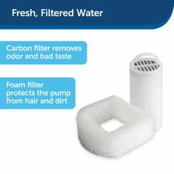 PetSafe Drinkwell Dishwasher Safe Stainless Steel Multi-Pet Pet Fountain -PetSafe Store 1052854 A2