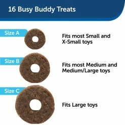 PetSafe Busy Buddy Original Rawhide Dog Chew Treat Ring Refills, Small -PetSafe Store 1106893 A3