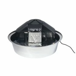 PetSafe Drinkwell Zen Stainless Steel Dog and Cat Water Fountain, 128 oz. -PetSafe Store 1136877 A6