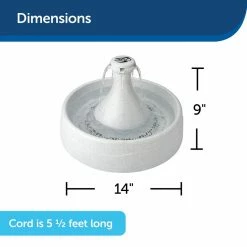 PetSafe Drinkwell 360 Dog and Cat Water Fountain, Plastic, 128 oz. 13 PetSafe Drinkwell 360 Dog and Cat Water Fountain, Plastic, 128 oz. -PetSafe Store 1136879 A4