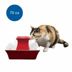 PetSafe Drinkwell Ceramic Pagoda Dog and Cat Water Fountain, 70 oz. -PetSafe Store 1136882