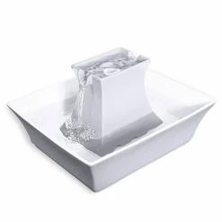 PetSafe Drinkwell Ceramic Pagoda Dog and Cat Water Fountain, 70 oz. -PetSafe Store 1136884 A6