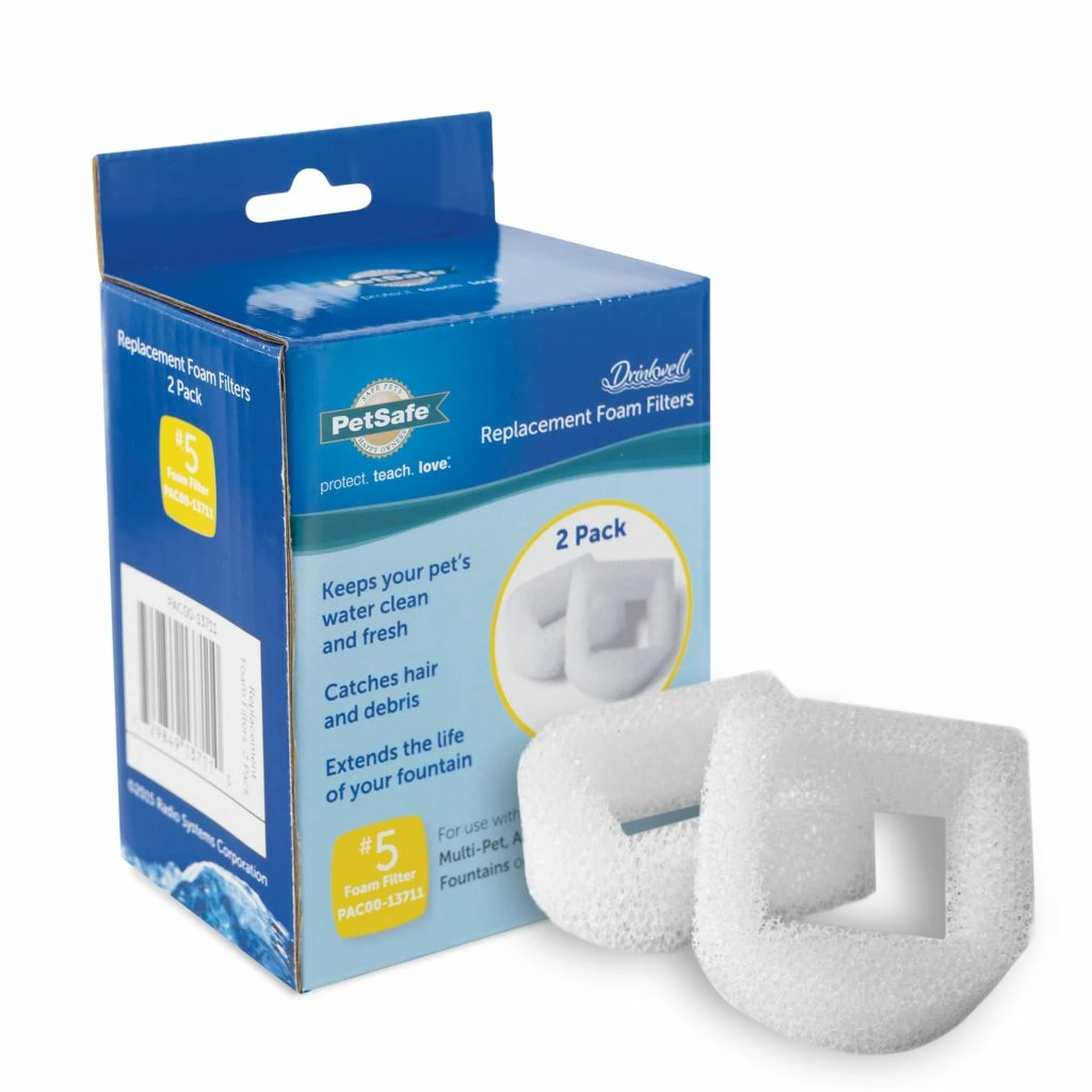 PetSafe Drinkwell Pet Drinking Fountain Replacement Foam Filters, 2 pk. 3 PetSafe Drinkwell Pet Drinking Fountain Replacement Foam Filters, 2 pk.