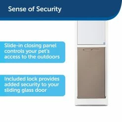 PetSafe Freedom Aluminum Patio Panel Sliding Glass Pet Door -PetSafe Store 1181954 A4