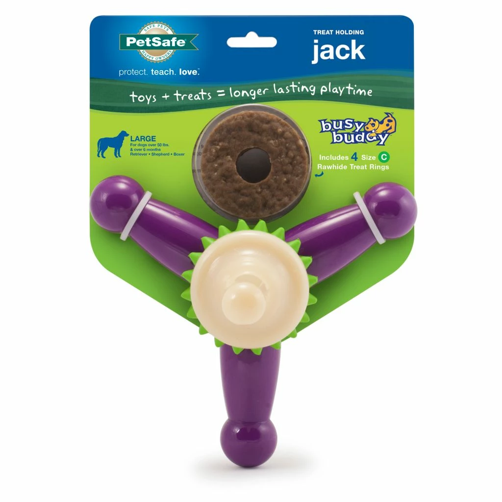 PetSafe Busy Buddy Dental Health Jack Dog Chew Toy, Large 9 PetSafe Busy Buddy Dental Health Jack Dog Chew Toy, Large - Image 7