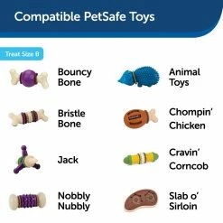 PetSafe Busy Buddy Rawhide Treat Ring Refills, Peanut Butter Flavor, Medium -PetSafe Store 1182407 A4