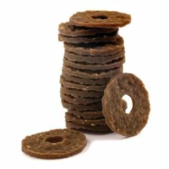PetSafe Busy Buddy Rawhide Treat Ring Refills, Peanut Butter Flavor, Medium -PetSafe Store 1182407 A6