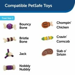 PetSafe Busy Buddy Peanut Butter Flavor Rawhide Dog Chew Treat Ring Refills, Large -PetSafe Store 1182408 A4