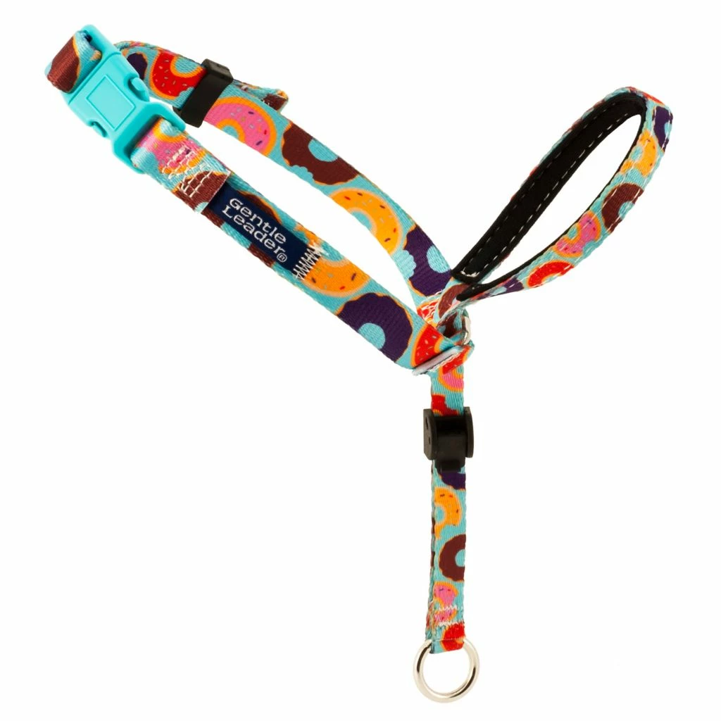 PetSafe Gentle Leader Chic Designer Headcollar & Leash, Donuts 3 PetSafe Gentle Leader Chic Designer Headcollar & Leash, Donuts