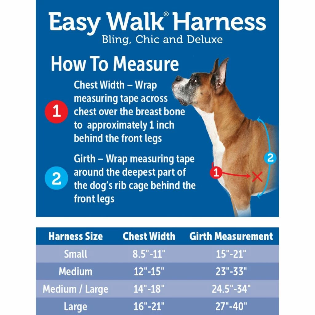 PetSafe Easy Walk Chic Dog Harness, Bonez 7 PetSafe Easy Walk Chic Dog Harness, Bonez - Image 5