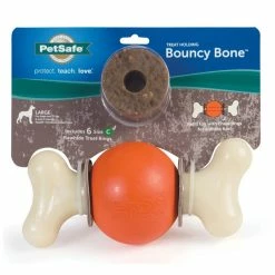 PetSafe Sportsmen Bouncy Bone Dog Chew Toy, Large