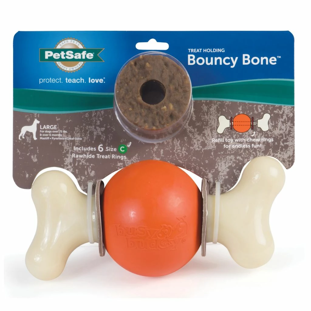 PetSafe Sportsmen Bouncy Bone Dog Chew Toy, Large 3 PetSafe Sportsmen Bouncy Bone Dog Chew Toy, Large