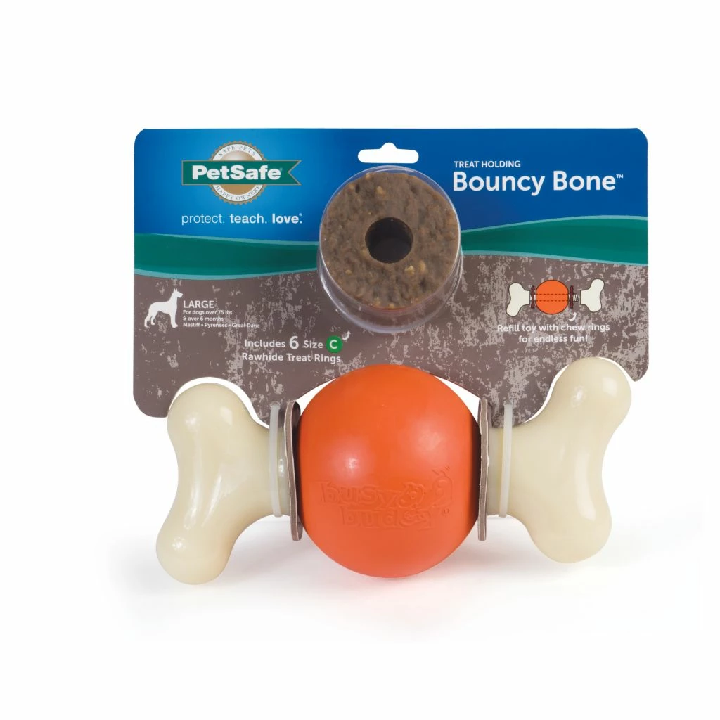 PetSafe Sportsmen Bouncy Bone Dog Chew Toy, Large 9 PetSafe Sportsmen Bouncy Bone Dog Chew Toy, Large - Image 7