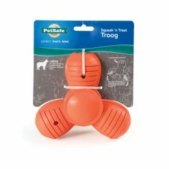 PetSafe Sportsmen Troog Squeak 'N Treat Dog Chew Toy, Large