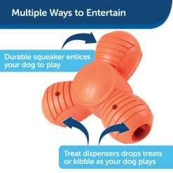 PetSafe Sportsmen Troog Squeak 'N Treat Dog Chew Toy, Large -PetSafe Store 1258823 A2