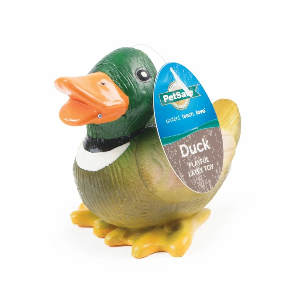 PetSafe Sportsmen Squeeze Meeze Duck Dog Toy 4 PetSafe Sportsmen Squeeze Meeze Duck Dog Toy - Image 2
