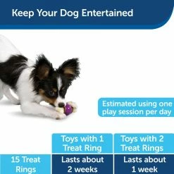 PetSafe Rawhide Treat Ring Refills, Breakfast, Lunch and Dinner, Variety Pack of Replacement Treats -PetSafe Store 1339640 A5