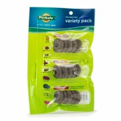 PetSafe Rawhide Treat Ring Refills, Breakfast, Lunch and Dinner, Variety Pack of Replacement Treats -PetSafe Store 1339642