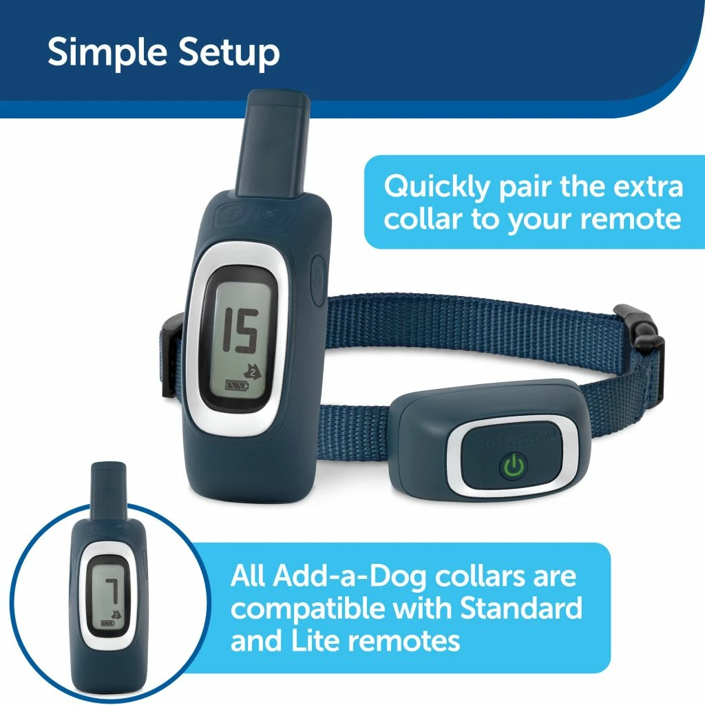 PetSafe Lite Add-A-Dog Remote Dog Training Collar, 300 yd. Range, Waterproof, 15 Levels Stimulation, for 8 lb. or Smaller Dogs 6 PetSafe Lite Add-A-Dog Remote Dog Training Collar, 300 yd. Range, Waterproof, 15 Levels Stimulation, for 8 lb. or Smaller Dogs - Image 4
