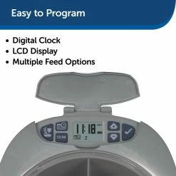 PetSafe 6 Meal Programmable Pet Food Dispenser, Automatic Dog and Cat Feeder - Dry Kibble or Semi-Moist Pet Food 14 PetSafe 6 Meal Programmable Pet Food Dispenser, Automatic Dog and Cat Feeder - Dry Kibble or Semi-Moist Pet Food -PetSafe Store 1339664 A2