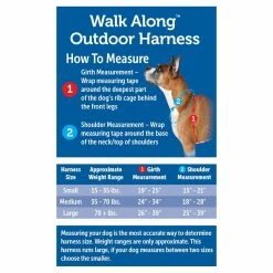PetSafe Walk Along Reflective Outdoor Dog Harness, Medium, Orange -PetSafe Store 1460315 A4