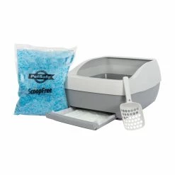 PetSafe Deluxe Crystal Cat Litter Box System