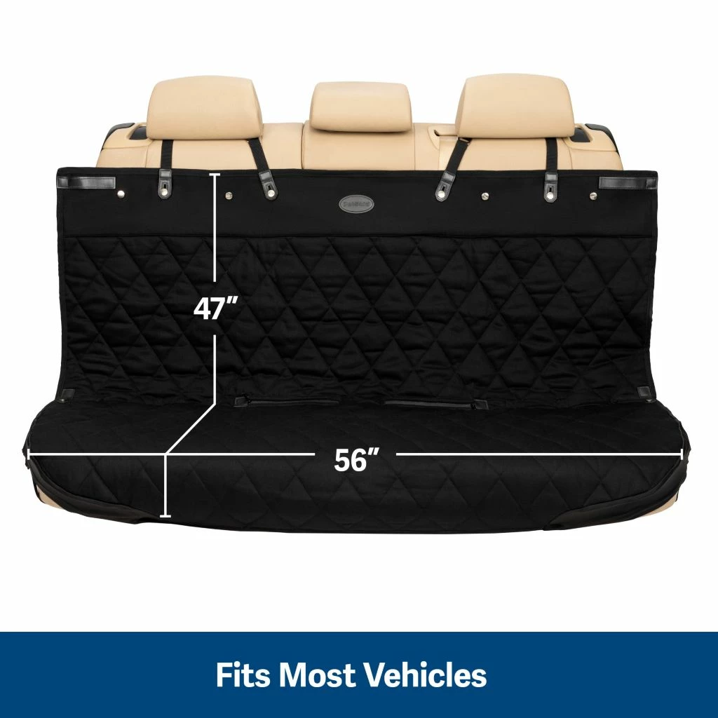 PetSafe Happy Ride Quilted Bench Seat Cover, Black 8 PetSafe Happy Ride Quilted Bench Seat Cover, Black - Image 6