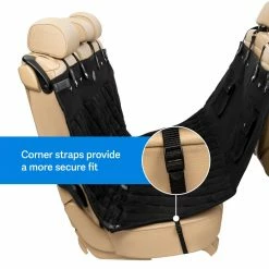 PetSafe Happy Ride Quilted Hammock Seat Cover, Black -PetSafe Store 1923045 A3